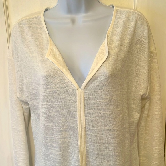 Sanctuary Tunic Pullover Women’s Large White Classic Beachy Coastal Minimalist - Picture 3 of 17